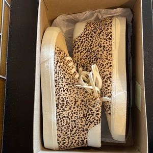 NWT Madewell sidewalk High-Top Sneakers